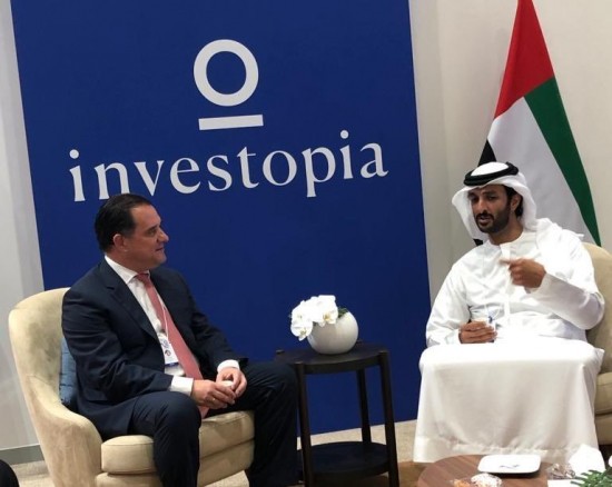 Γεωργιάδης: Σχεδιάζεται άμεσα η διοργάνωση επιχειρηματικής αποστολής από τα ΗΑΕ στην Ελλάδα