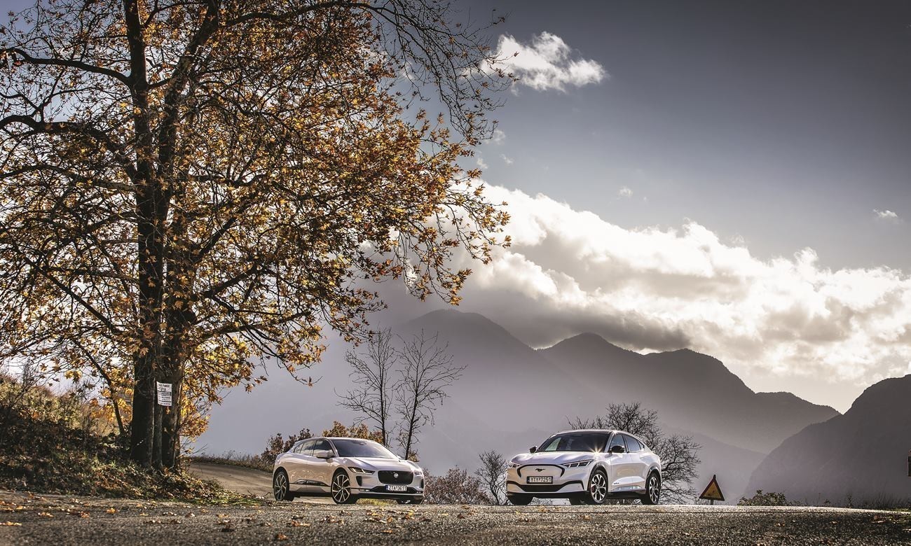 Συγκρίνουμε: Jaguar I-Pace EV400 vs Ford Mustang Mach-E AWD