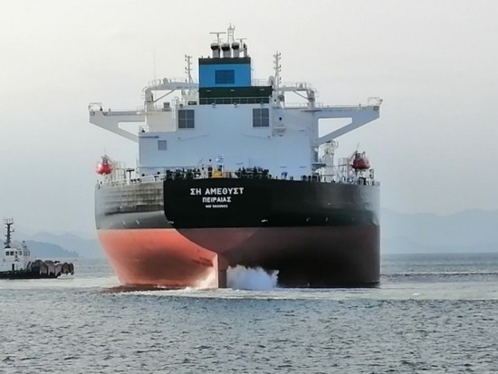 Άννα Αγγελικούση: Η Pantheon παρέλαβε το νεότευκτο δεξαμενόπλοιο Sea Amethyst