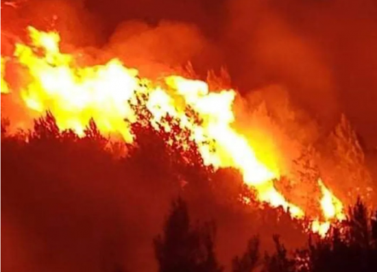 Μεγάλη φωτιά στο Λιβαδάκι Ηλείας – Εκκενώθηκε το χωριό (Vid)