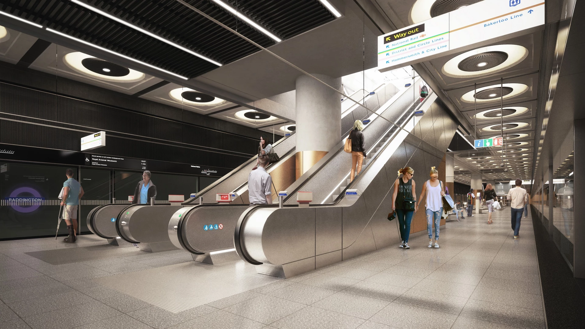 Παραδίδεται στο επιβατικό κοινό του Λονδίνου το σιδηροδρομικό έργο Crossrail