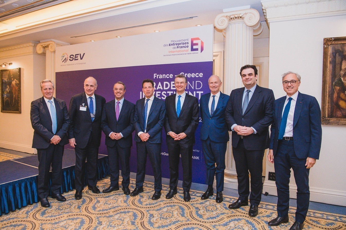 ΣΕΒ: Ολοκληρώθηκε η επίσκεψη της γαλλικής αντιπροσωπείας της MEDEF (pic)
