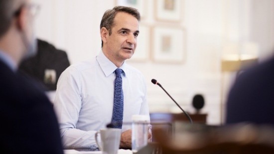 Συνάντηση Μητσοτάκη με αντιπροσωπεία γαλλικών επιχειρήσεων