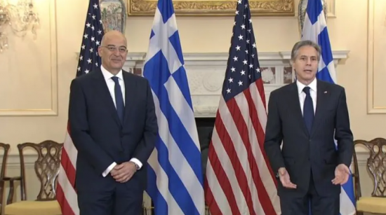 Συνάντηση Δένδια-Μπλίνκεν: Στρατηγική συνεργασία Ελλάδας-ΗΠΑ, ενεργειακά και τουρκική παραβατικότητα στο επίκεντρο