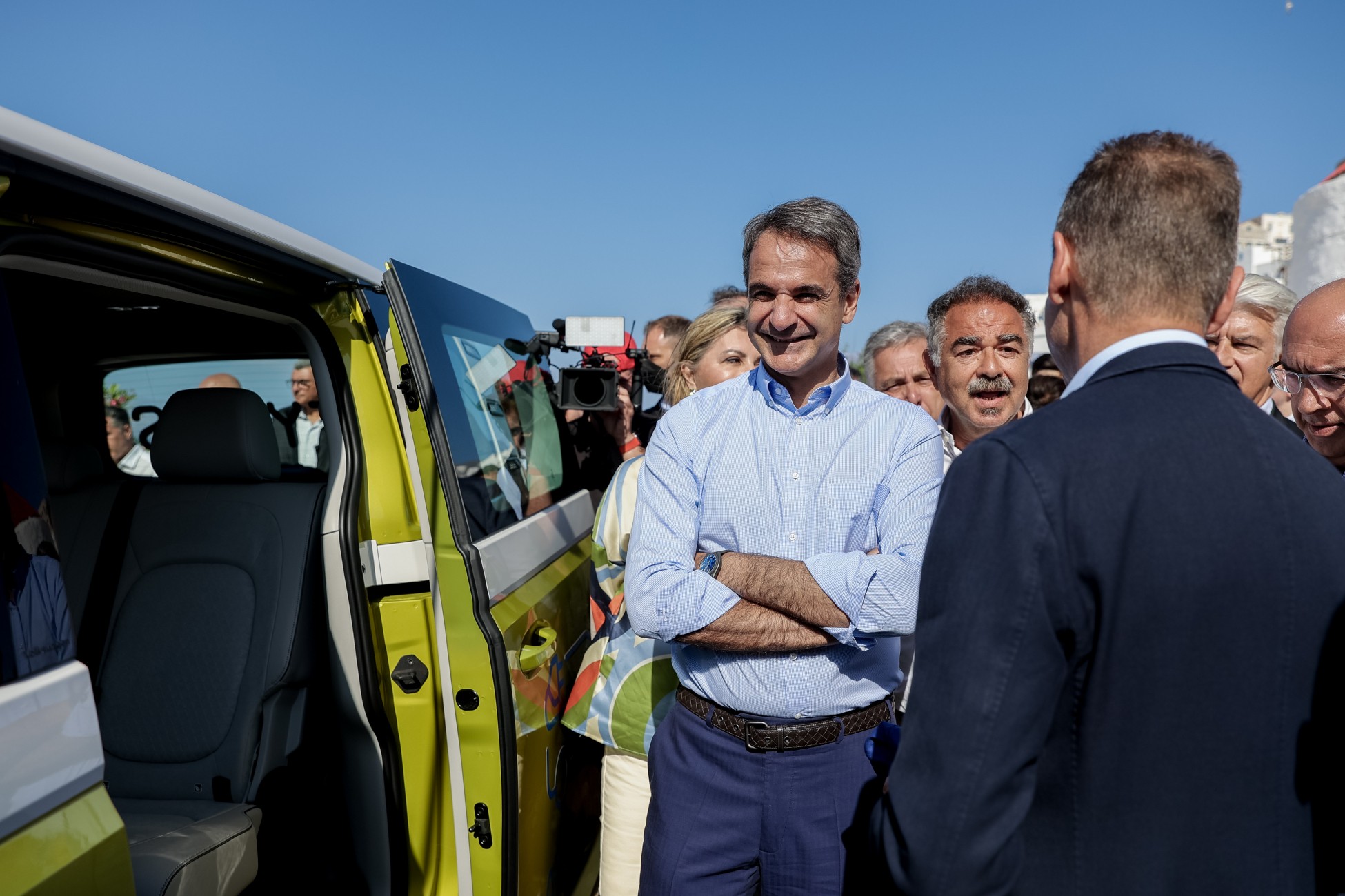 Ομιλία Μητσοτάκη στην παράδοση της παράκαμψης Αμφιλοχίας – Δείτε Live