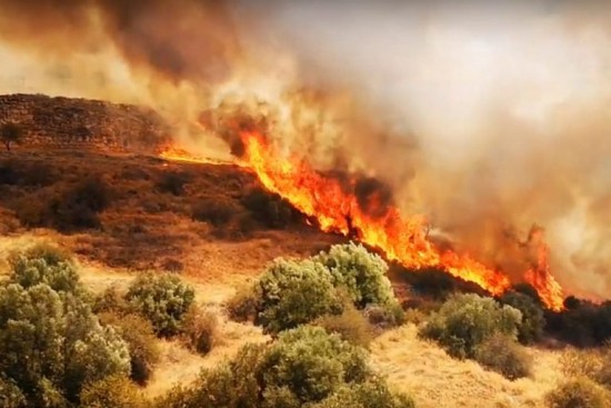 Πολύ υψηλός κίνδυνος πυρκαγιάς το Σάββατο 12/8 για πέντε περιφέρειες