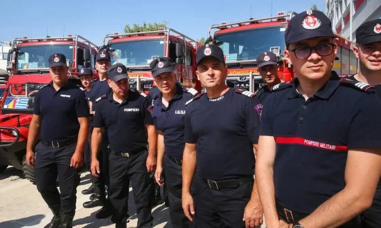 Πόρτο Γερμενό: Oι Ρουμάνοι πυροσβέστες ξανά στη μάχη με τη φωτιά (vid)