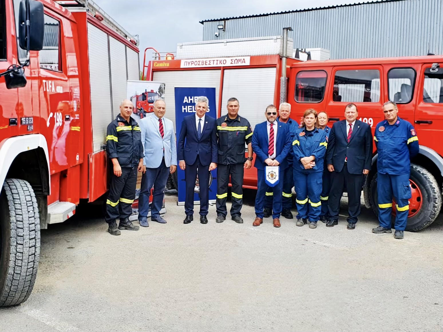 Maritime Chapter «St’ Nicholas»: Δωρεά δύο σύγχρονων πυροσβεστικών οχημάτων στις περιοχές της Βόρειας Ευβοίας