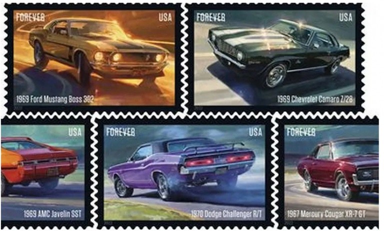 Μια σπάνια συλλογή με γραμματόσημα για petrolheads