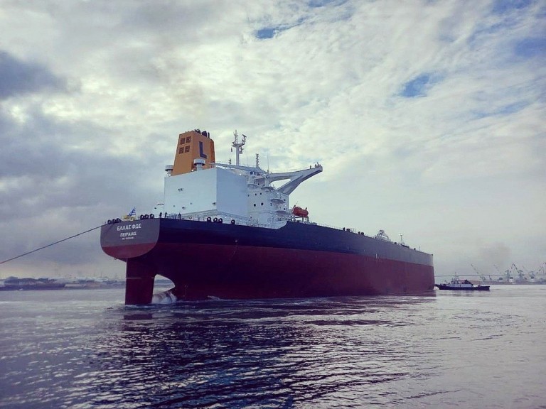 Όμιλος Λάτση: Η Latsco Shipping παρέλαβε το HELLAS FOS το τρίτο νεότευκτο Very Large Crude Carrier (VLCC)
