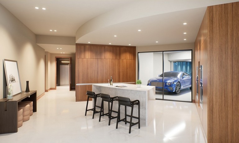 Bentley: Βάζει το αυτοκίνητο στο σαλόνι σας – Το ασανσέρ στις πολυτελείς κατοικίες της (vids)
