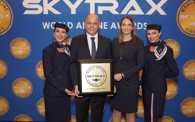 AEGEAN è ancora una volta riconosciuta come “Miglior compagnia aerea regionale in Europa” agli Skytrax World Airline Awards |  Notizie sull’Economia