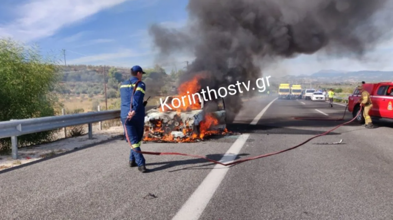 Εθνική Οδός: Τροχαίο με δύο νεκρούς στην Αθηνών – Κορίνθου (pics+vid)