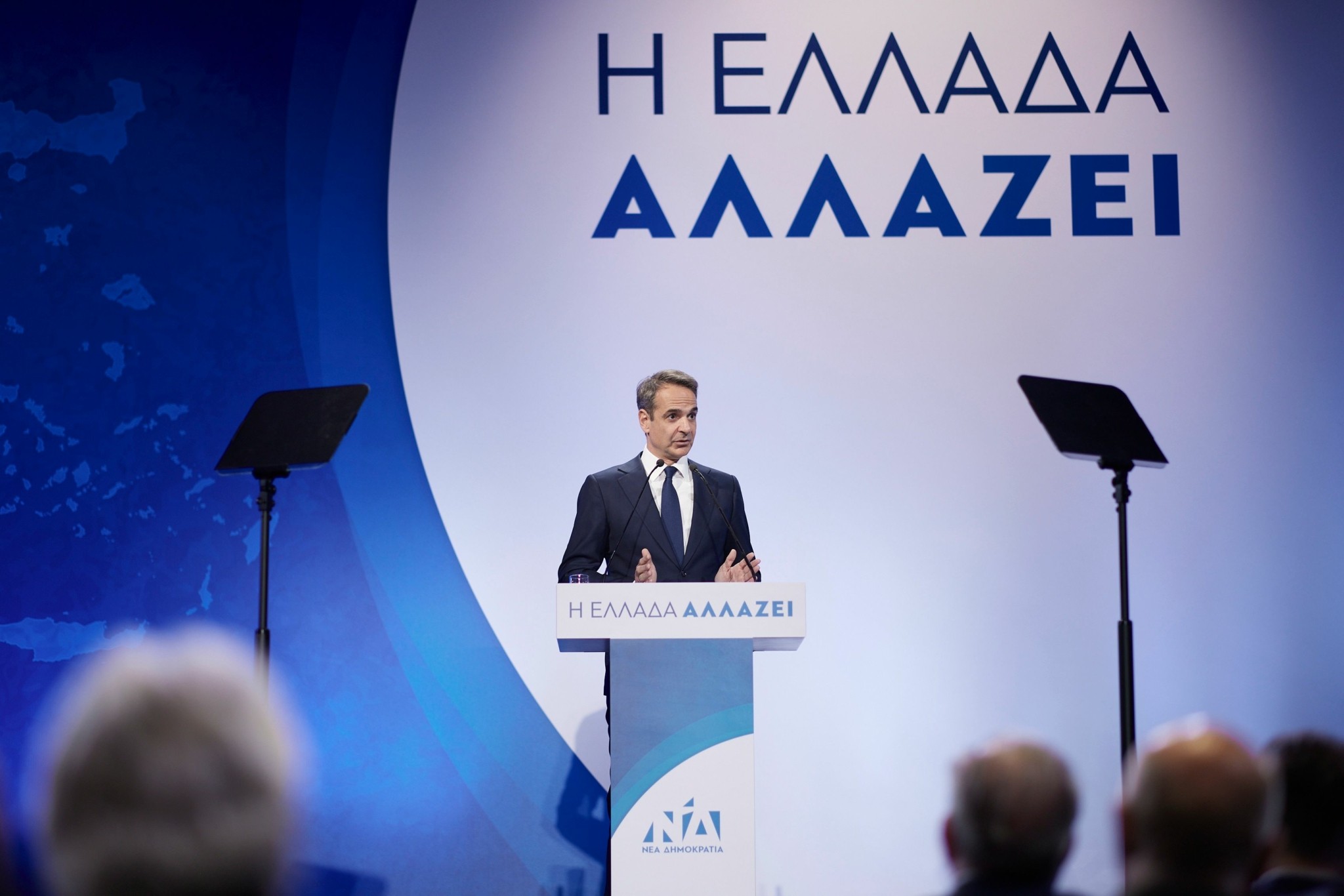 Μητσοτάκης από Πάτρα: Τα μεγάλα έργα προχωρούν παντού – Τι είπε για το καλάθι του νοικοκυριού (pics) (upd)