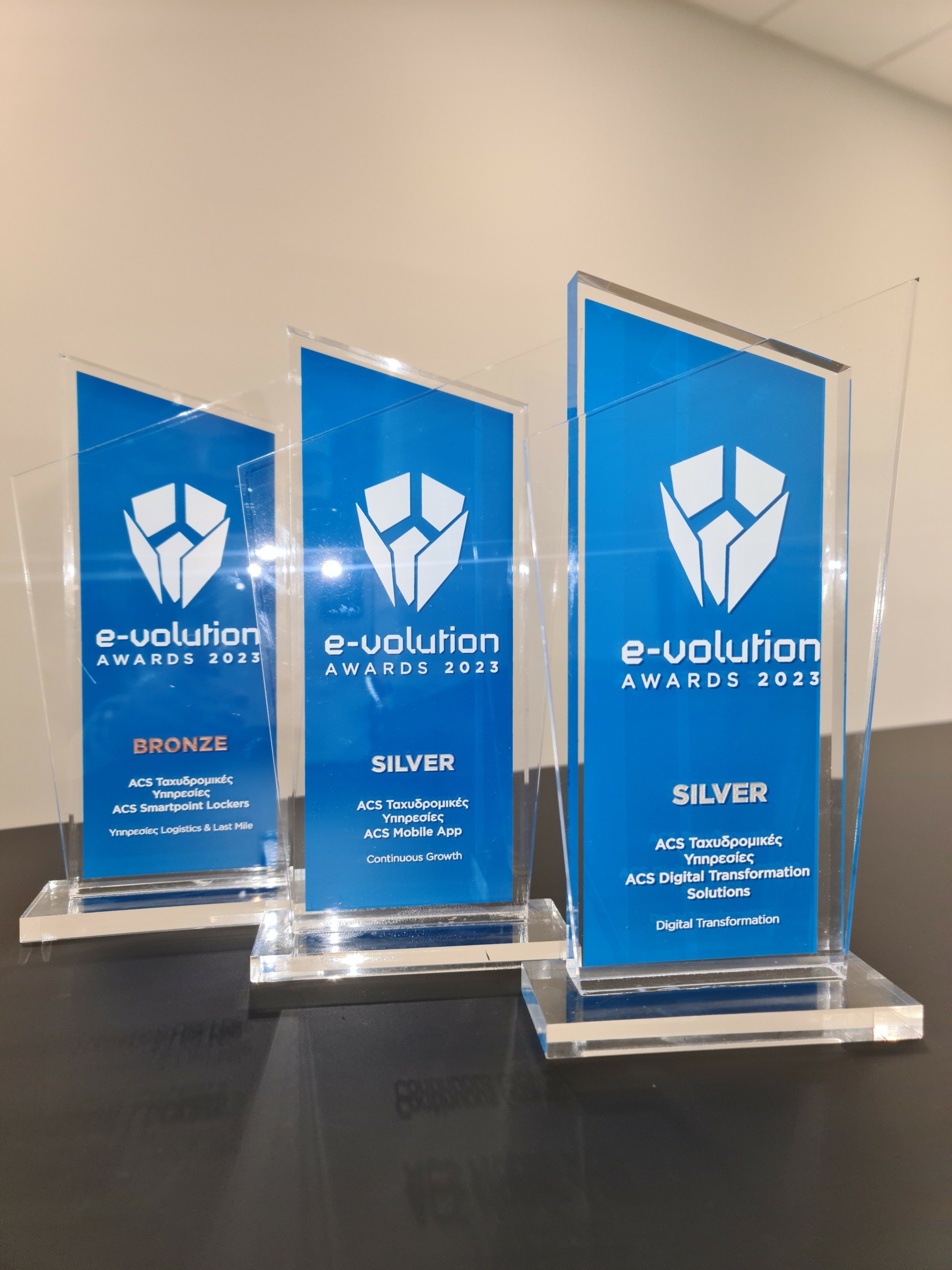 Τρεις σημαντικές διακρίσεις για την ACS στα e-volution Awards 2023
