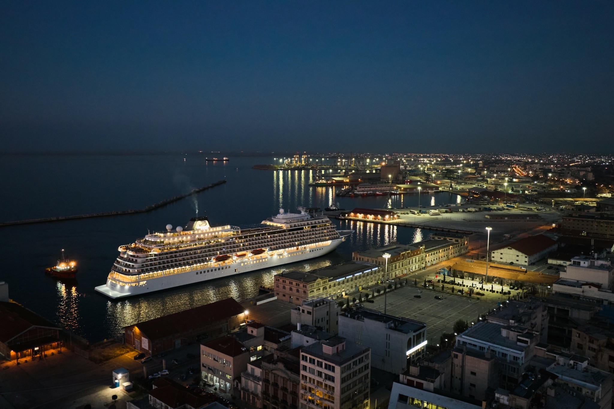 Η Θεσσαλονίκη υποδέχτηκε  το πρώτο κρουαζιερόπλοιο για το 2023