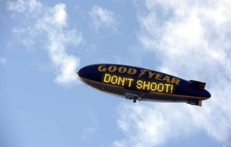 Goodyear: Τρολάρει με αερόστατό της τα κινεζικά κατασκοπευτικά μπαλόνια (vid) (tweets)