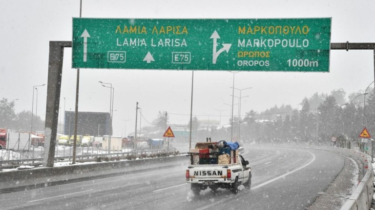 Κακοκαιρία «Μπάρμπαρα»: Υποχρεωτικές οι αντιολισθητικές αλυσίδες – Το πρόστιμο για τους παραβάτες