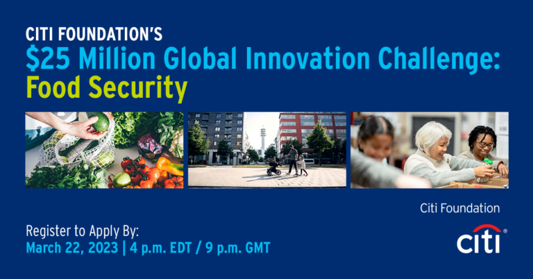 Ίδρυμα Citi: Παγκόσμια ανοιχτή πρόσκληση για προτάσεις $25 εκατ. με στόχο την επισιτιστική ασφάλεια