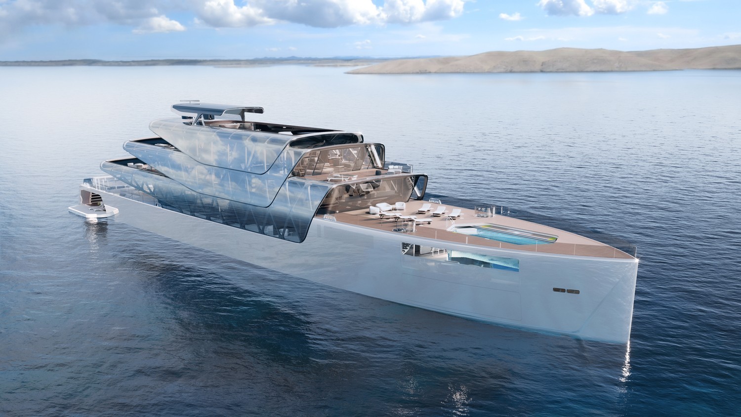 Το «αόρατο γιοτ» του βραβευμένου Ελληνα designer – Το φουτουριστικό σκάφος που σχεδιάστηκε σε μια παραλία στο Κουφονήσι