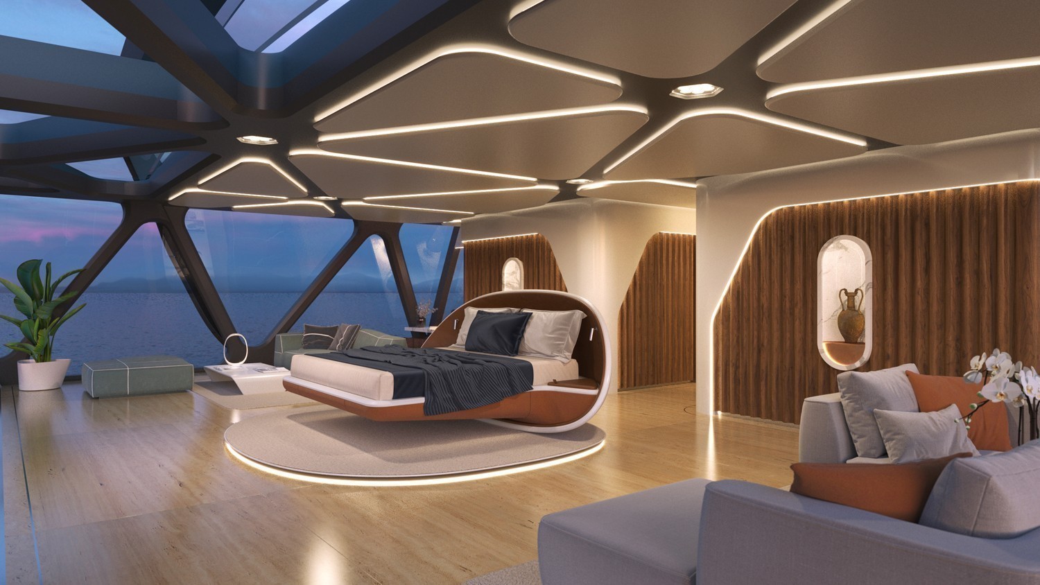 Το «αόρατο γιοτ» του βραβευμένου Ελληνα designer – Το φουτουριστικό σκάφος που σχεδιάστηκε σε μια παραλία στο Κουφονήσι