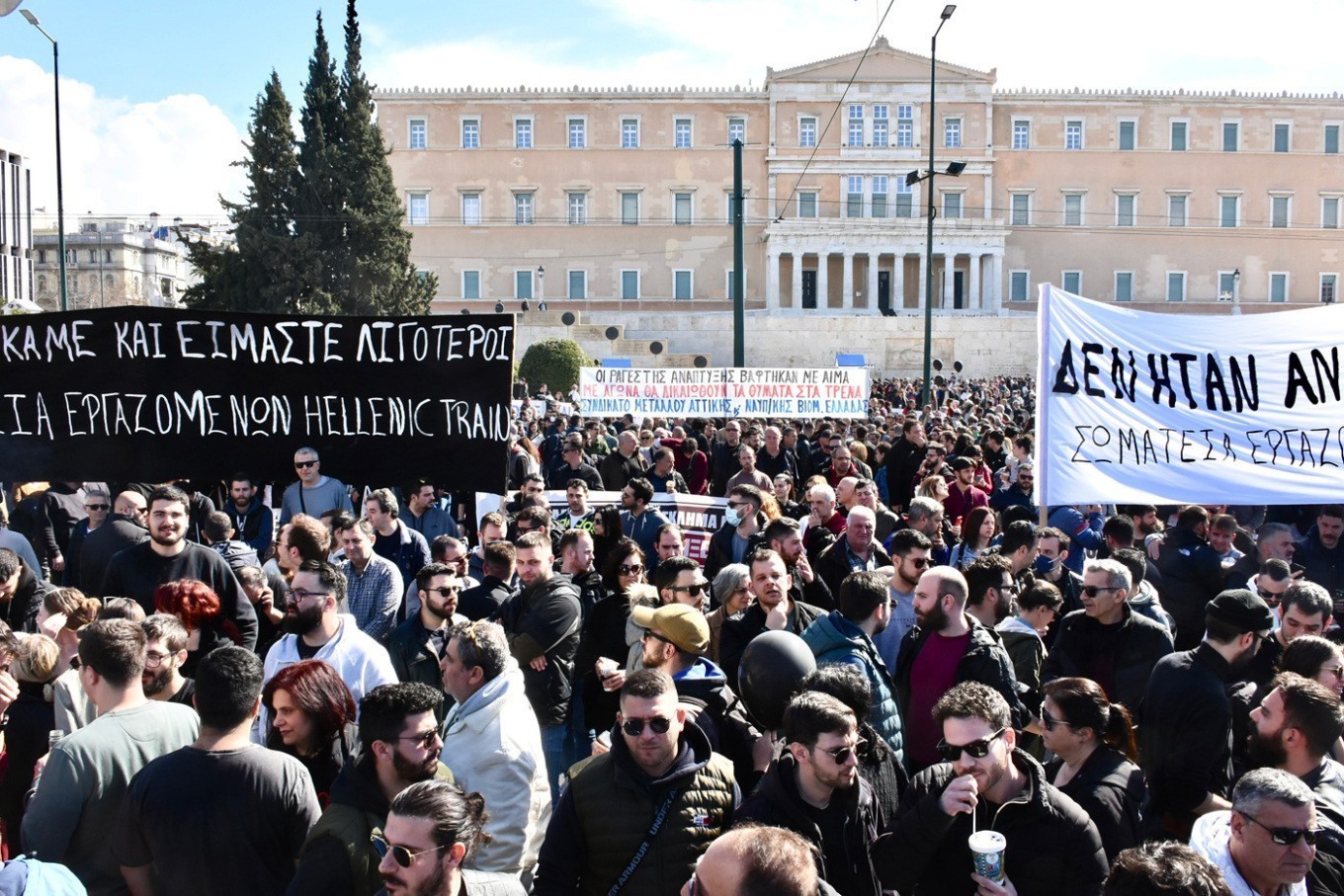 Αθήνα: Κυκλοφοριακές ρυθμίσεις στο κέντρο – Σε εξέλιξη το συλλαλητήριο για την τραγωδία στα Τέμπη