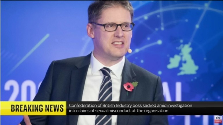 Βρετανία: Μετά τις καταγγελίες για ανάρμοστη συμπεριφορά απολύθηκε ο επικεφαλής της Συνομοσπονδίας Βρετανικής Βιομηχανίας (CBI)