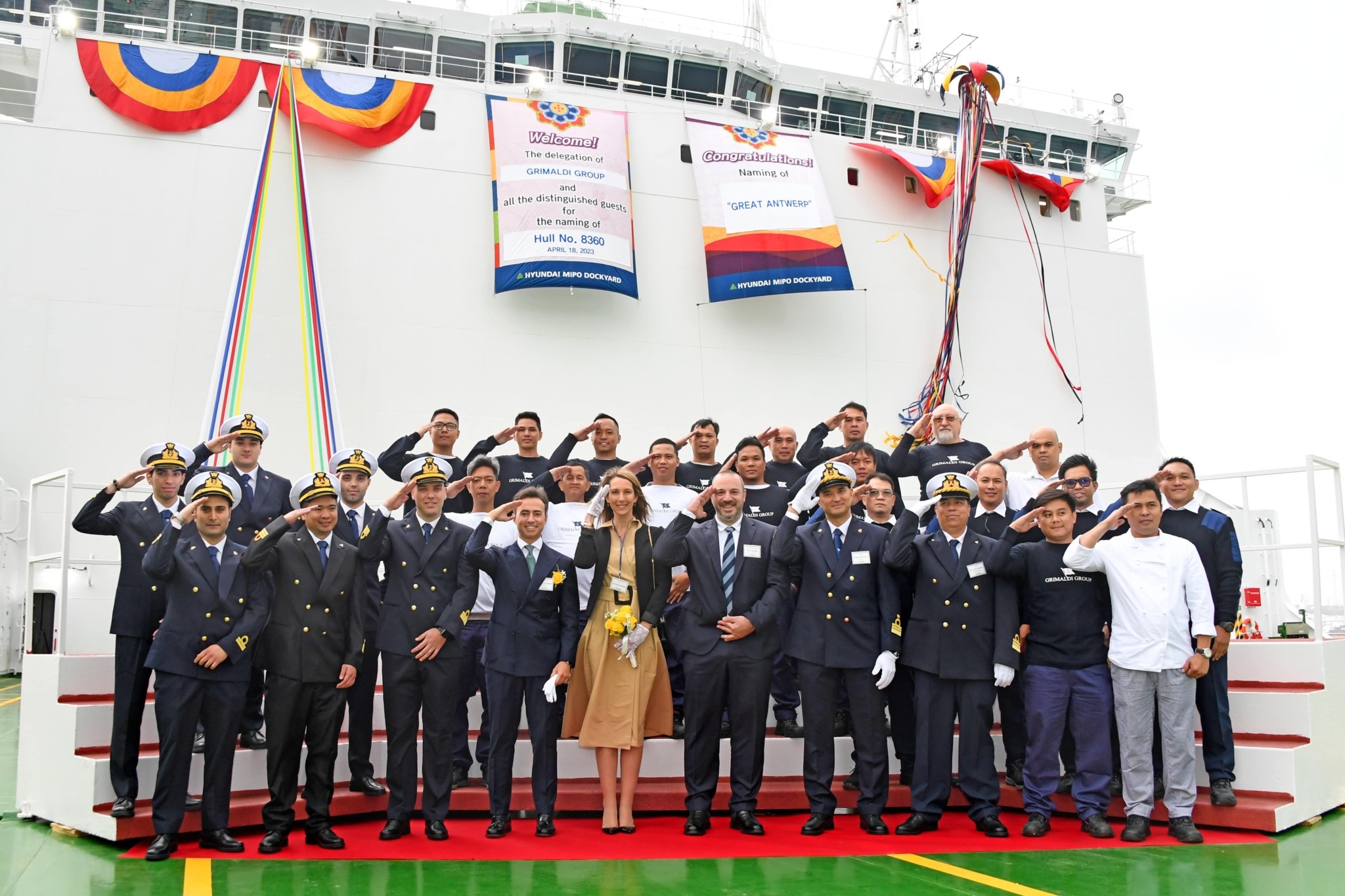 Όμιλος Γκριμάλντι: Παρέλαβε το 1ο από τα συνολικά 6 πολλαπλών χρήσεων πλοία ro-ro (pics)