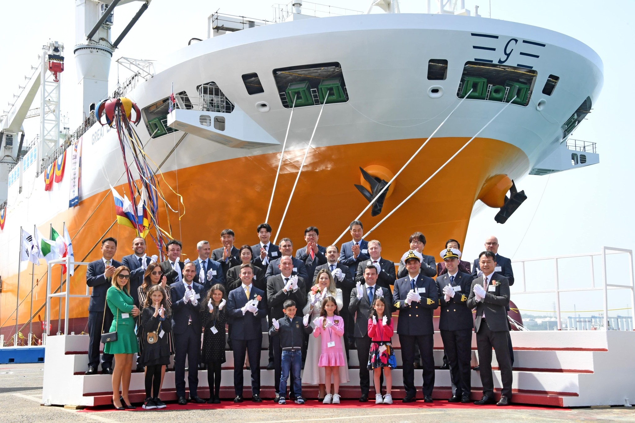 Όμιλος Γκριμάλντι: Καθελκύστηκε στην Κορέα το νεότευκτο Great Lagos κατηγορίας G5