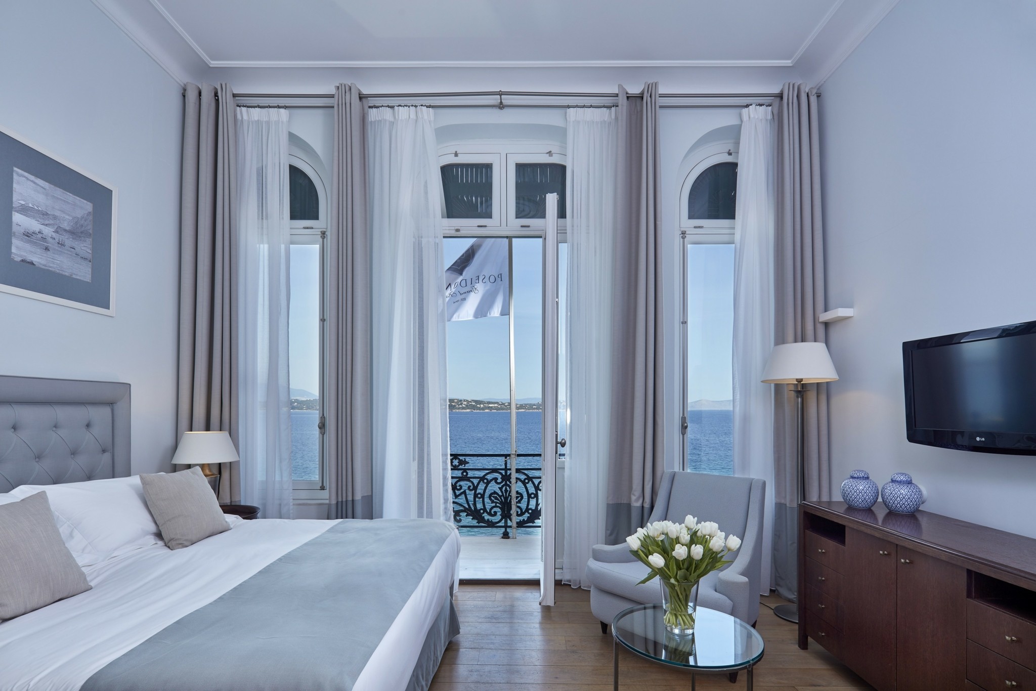 Δωμάτιο με Θέα: Tower Room του Poseidonion Grand Hotel στις Σπέτσες