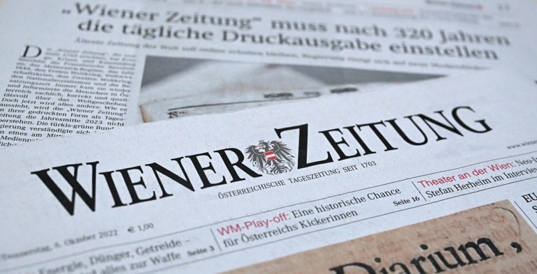 Wiener Zeitung: Αναστέλλεται η καθημερινή εκτύπωση της αυστριακής εφημερίδας μετά από 320 χρόνια