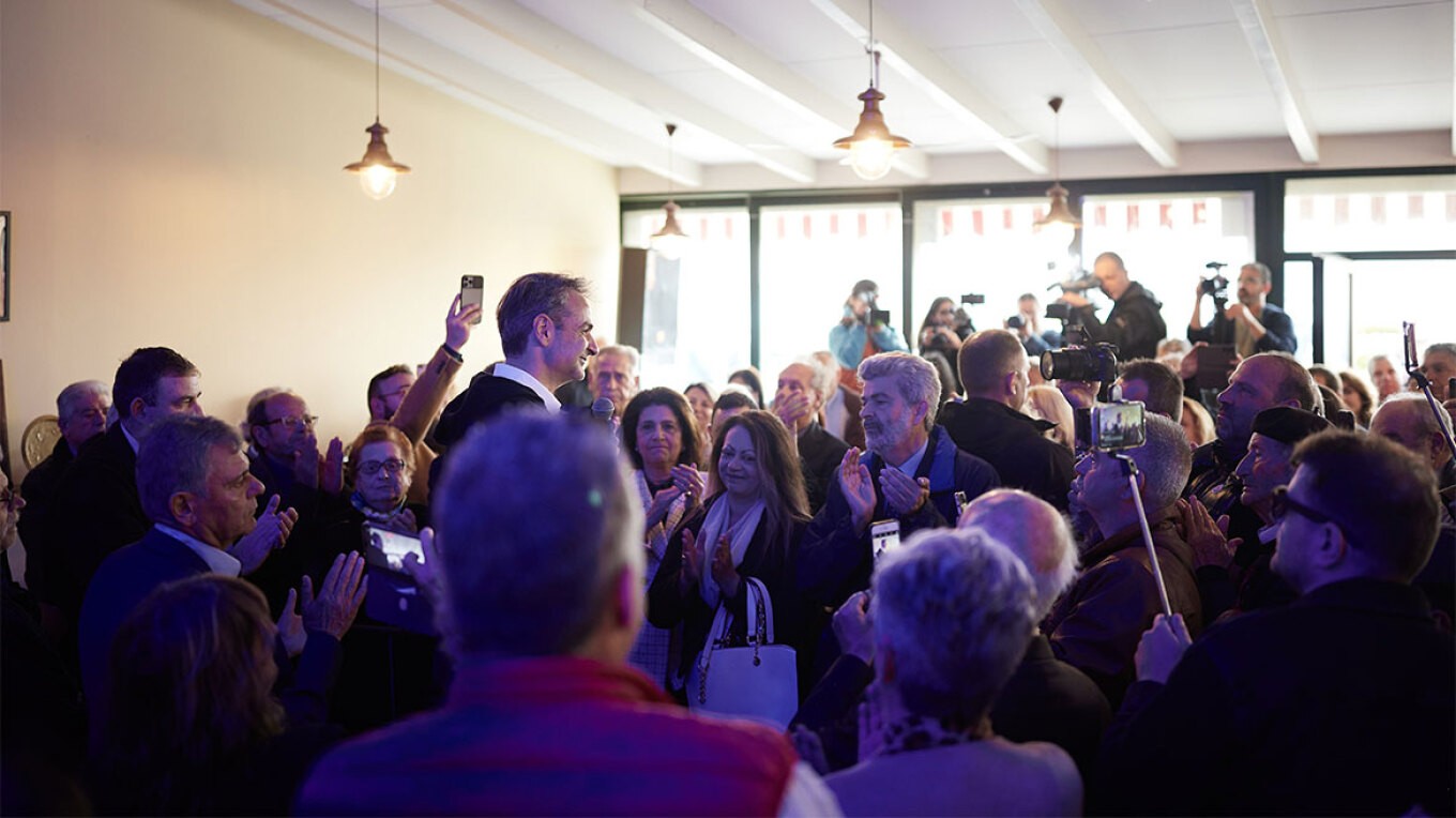 Στην Κεφαλονιά ο Κυριάκος Μητσοτάκης – «O χάρτης θα είναι συνολικά γαλάζιος»