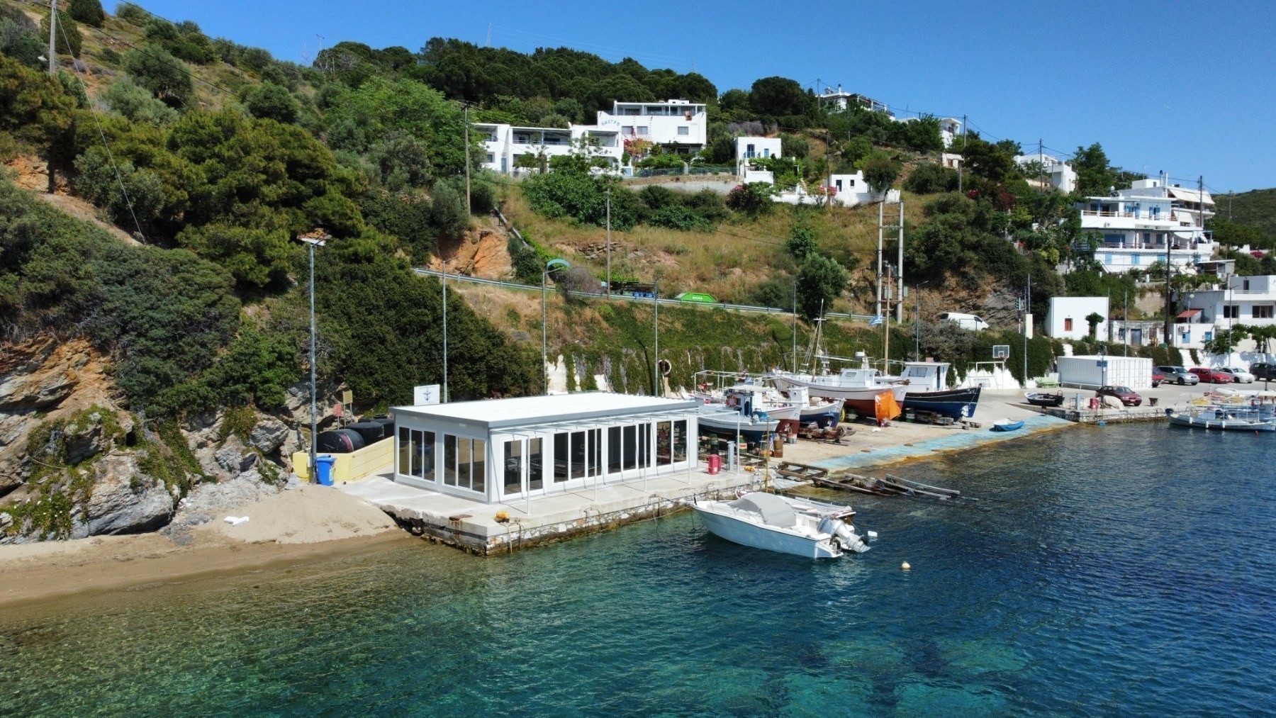 Σκύρος: Ακόμη ένα υδατοδρόμιο της Hellenic Seaplanes ολοκληρώνεται (pics)