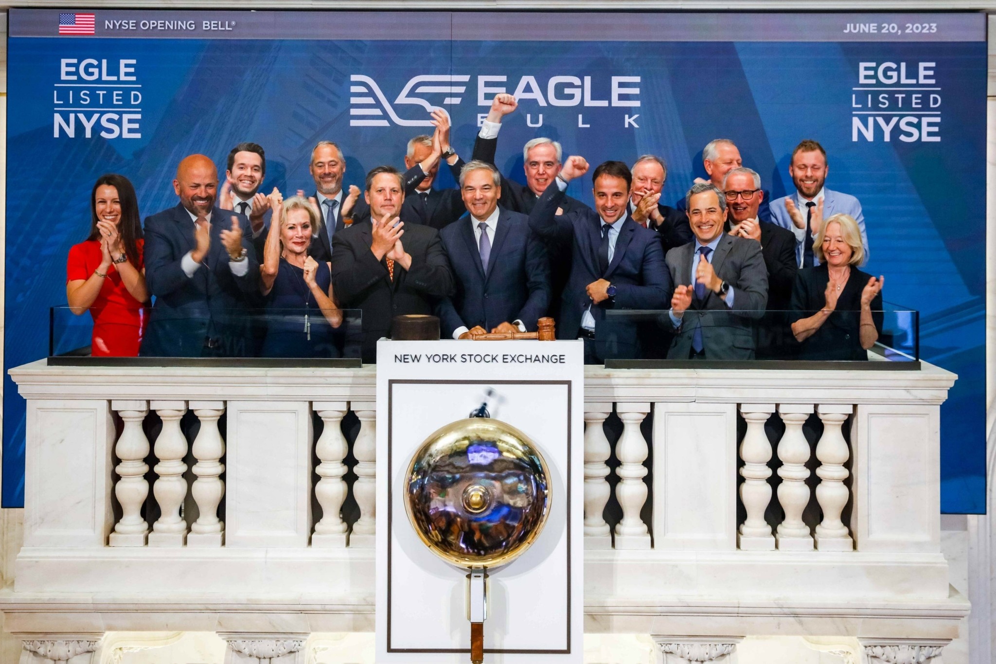 Η μετοχή της Εagle Bulk διαπραγματεύεται πλέον στο New York Stock Exchange (NYSE)