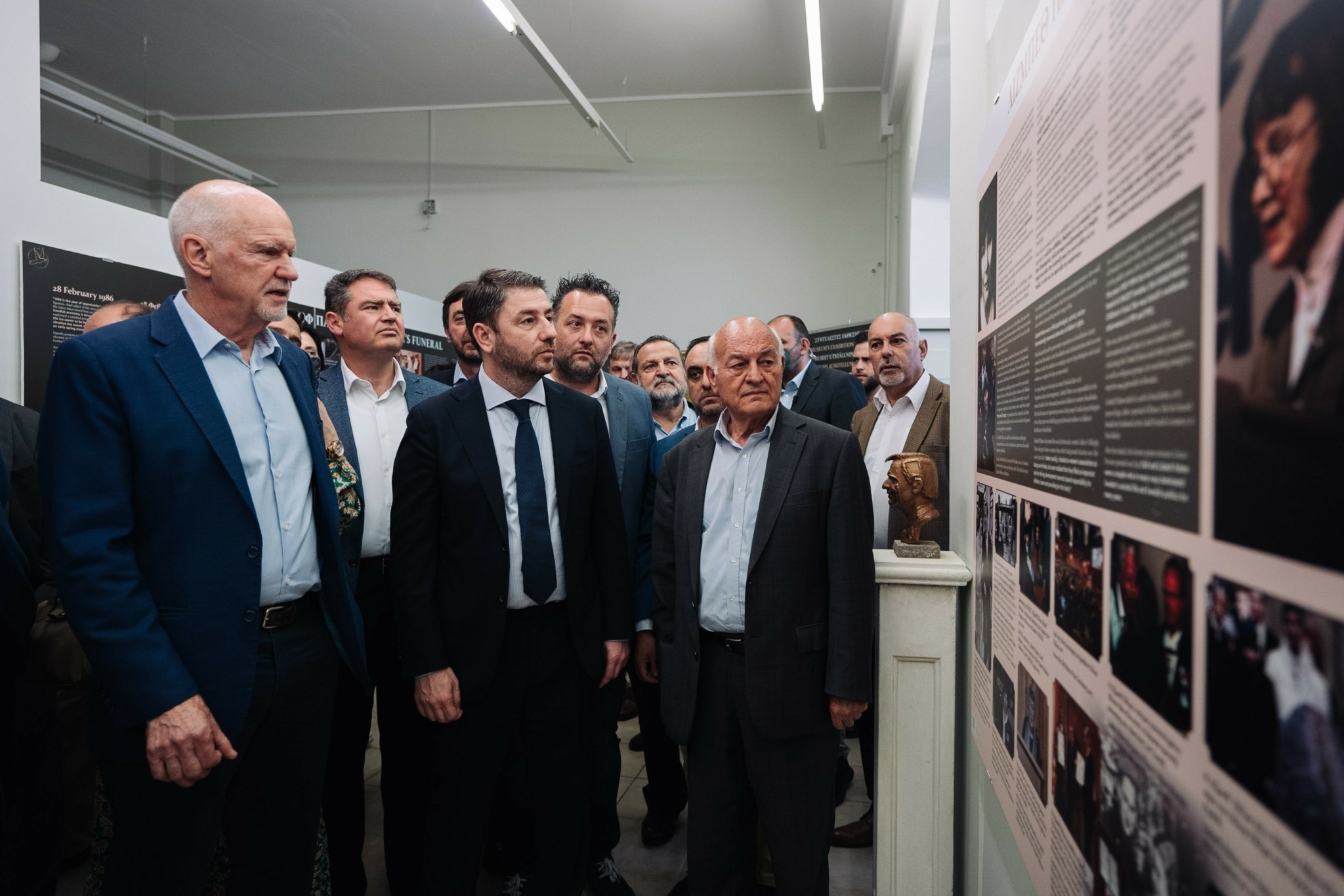 Παπανδρέου, Ανδρουλάκης στα εγκαίνια του Μουσείου Ούλοφ Πάλμε στον Μοχό Ηρακλείου (pics)