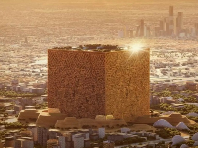 Αυτή είναι η πύλη σε έναν άλλο “πλανήτη” – Το νέο αρχιτεκτονικό θαύμα της Σαουδικής Αραβίας (video)