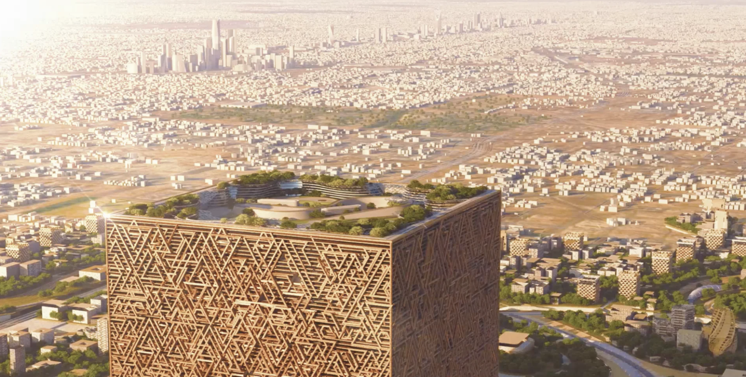 Αυτή είναι η πύλη σε έναν άλλο “πλανήτη” – Το νέο αρχιτεκτονικό θαύμα της Σαουδικής Αραβίας (video)