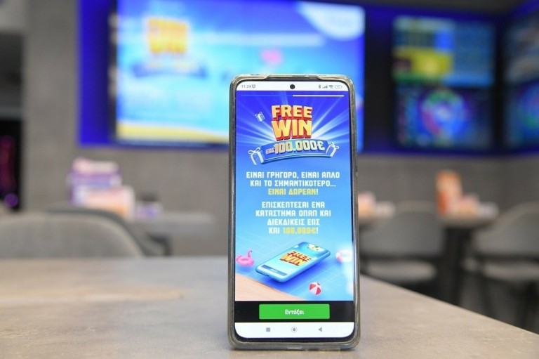 Κερδίστε καθημερινά έως και 100.000 ευρώ εντελώς δωρεάν με το FREEWIN μόνο στα καταστήματα ΟΠΑΠ