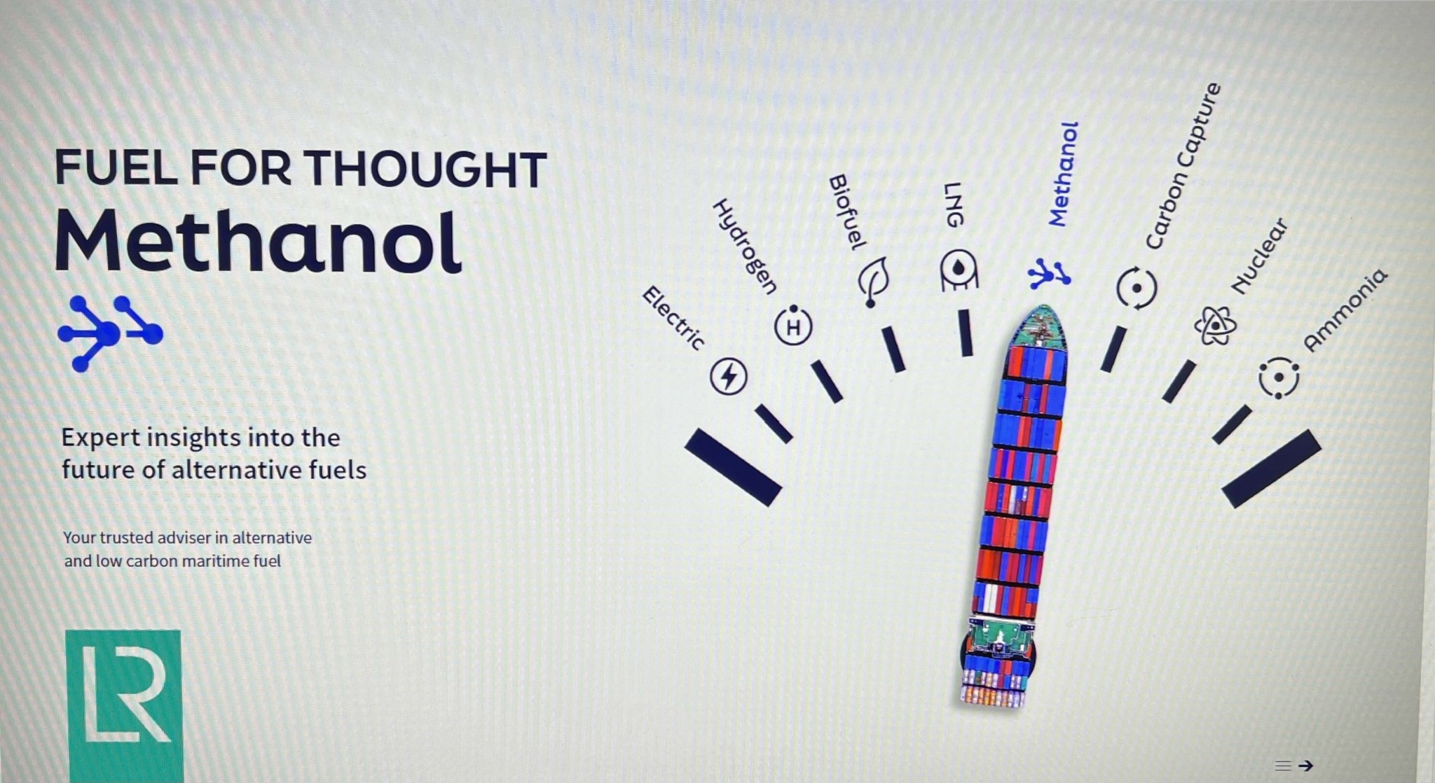 Lloyd’s Register: Έως το 2030 η μεθανόλη θα αποτελεί το 20% των παραγγελιών για ναυπηγήσεις πλοίων