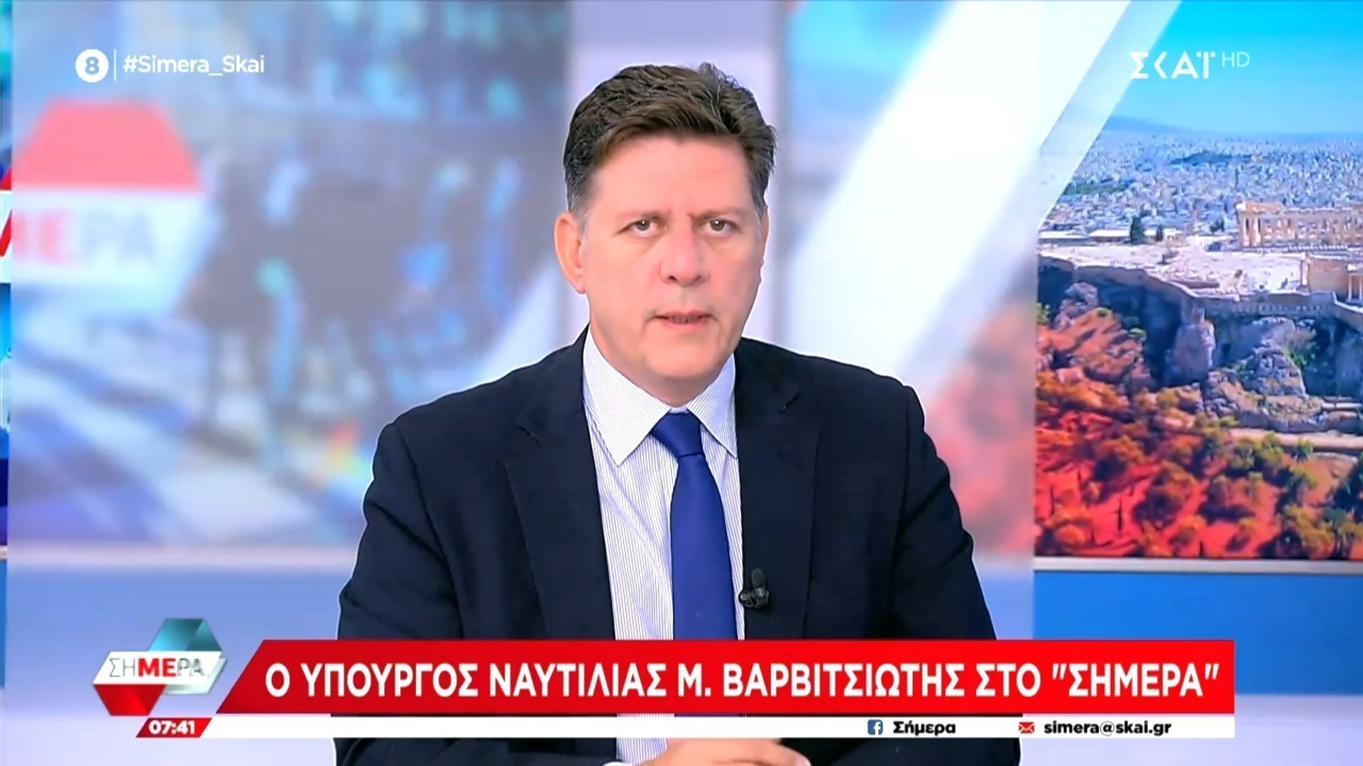 Βαρβιτσιώτης για ακτοπλοϊκά: Φθηνότερα εισιτήρια σε σχέση με δυο εβδομάδες πριν (tweet + vid)