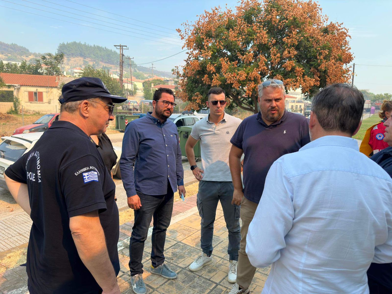 Φωτιά στην Αλεξανδρούπολη: Στον Έβρο ο γραμματέας του ΠΑΣΟΚ Ανδρέας Σπυρόπουλος