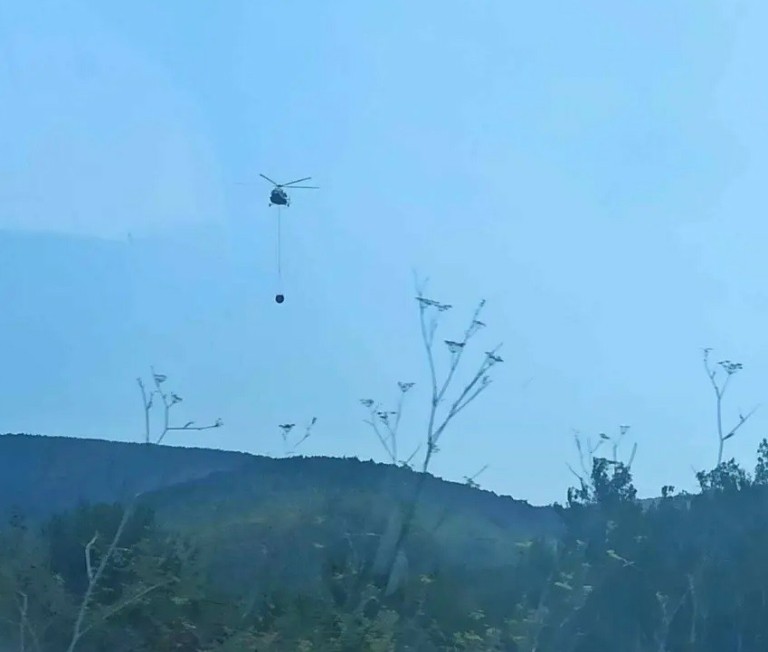 Υπό έλεγχο η φωτιά στην Αχλαδερή της Λέσβου (upd)