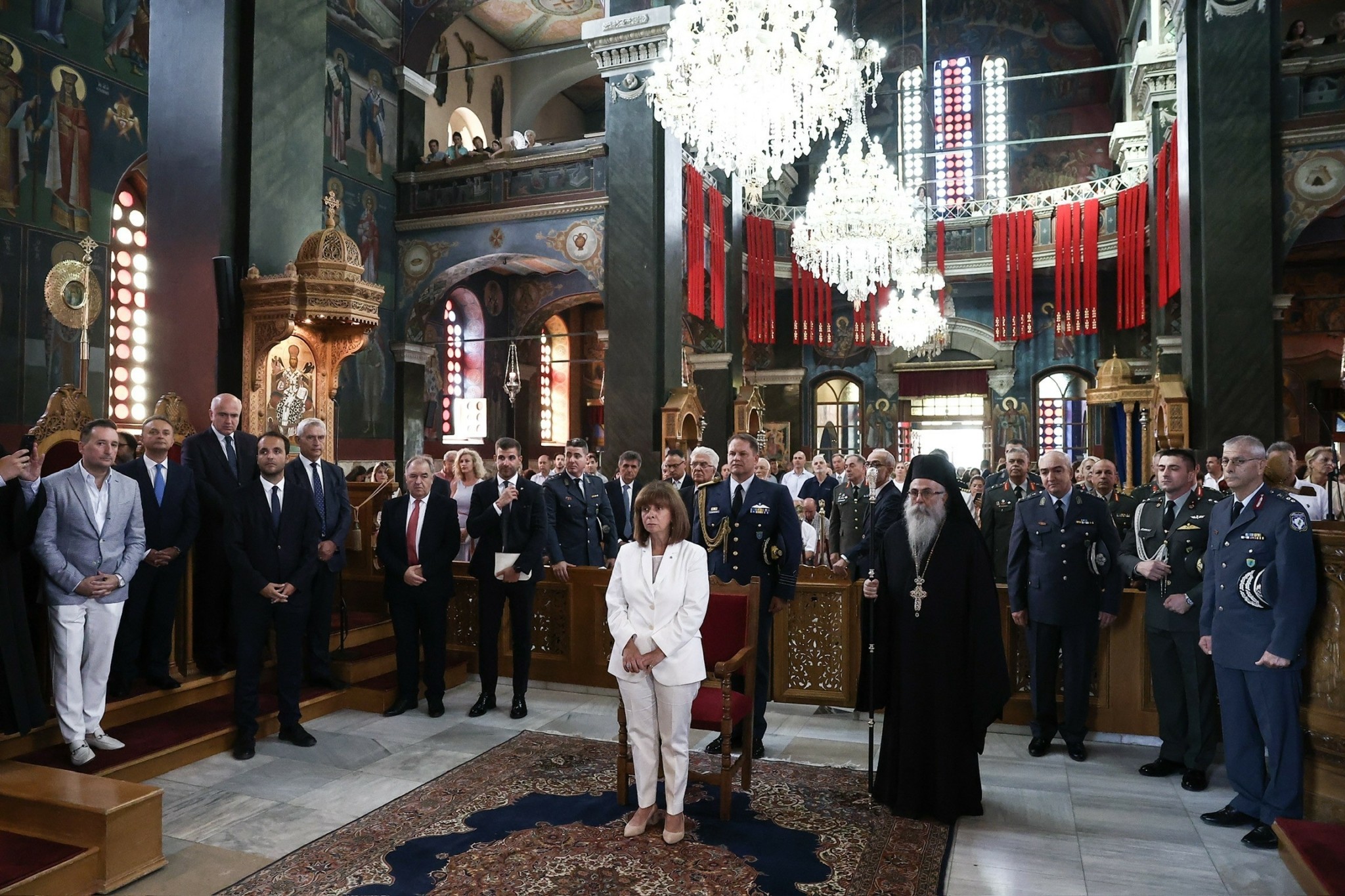 Σακελλαροπούλου: Ο λαός μας πάντοτε αντλούσε παρηγοριά παρουσία της Παναγίας