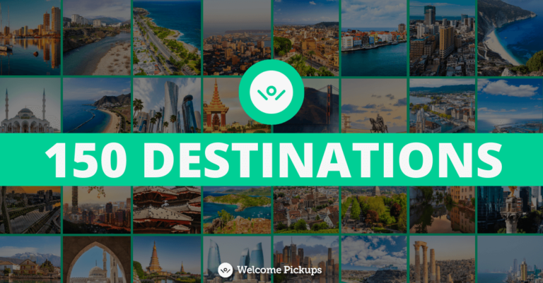 Η Welcome Pickups γιορτάζει το κομβικό ορόσημο των 150 προορισμών παγκοσμίως