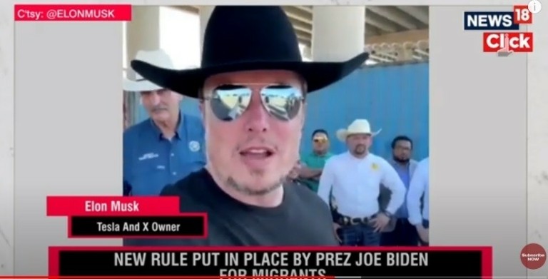 ΗΠΑ: Το «αφιλτράριστο» ρεπορτάζ του Έλον Μασκ για την κατάσταση με τους μετανάστες στα σύνορα Τέξας – Μεξικού (vid)