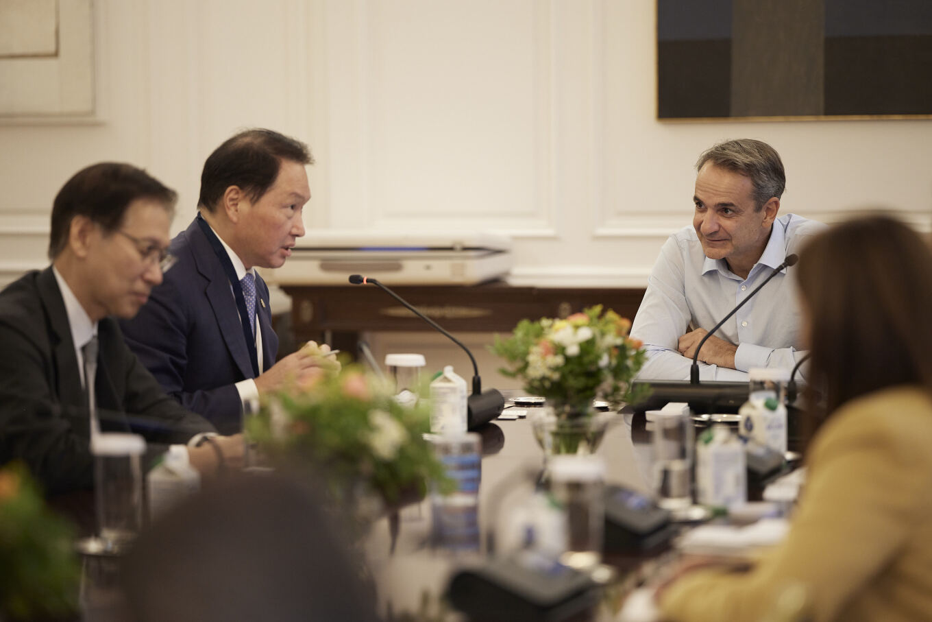 Συνάντηση Μητσοτάκη με Κορεάτες επιχειρηματίες – Στο επίκεντρο οι επενδύσεις