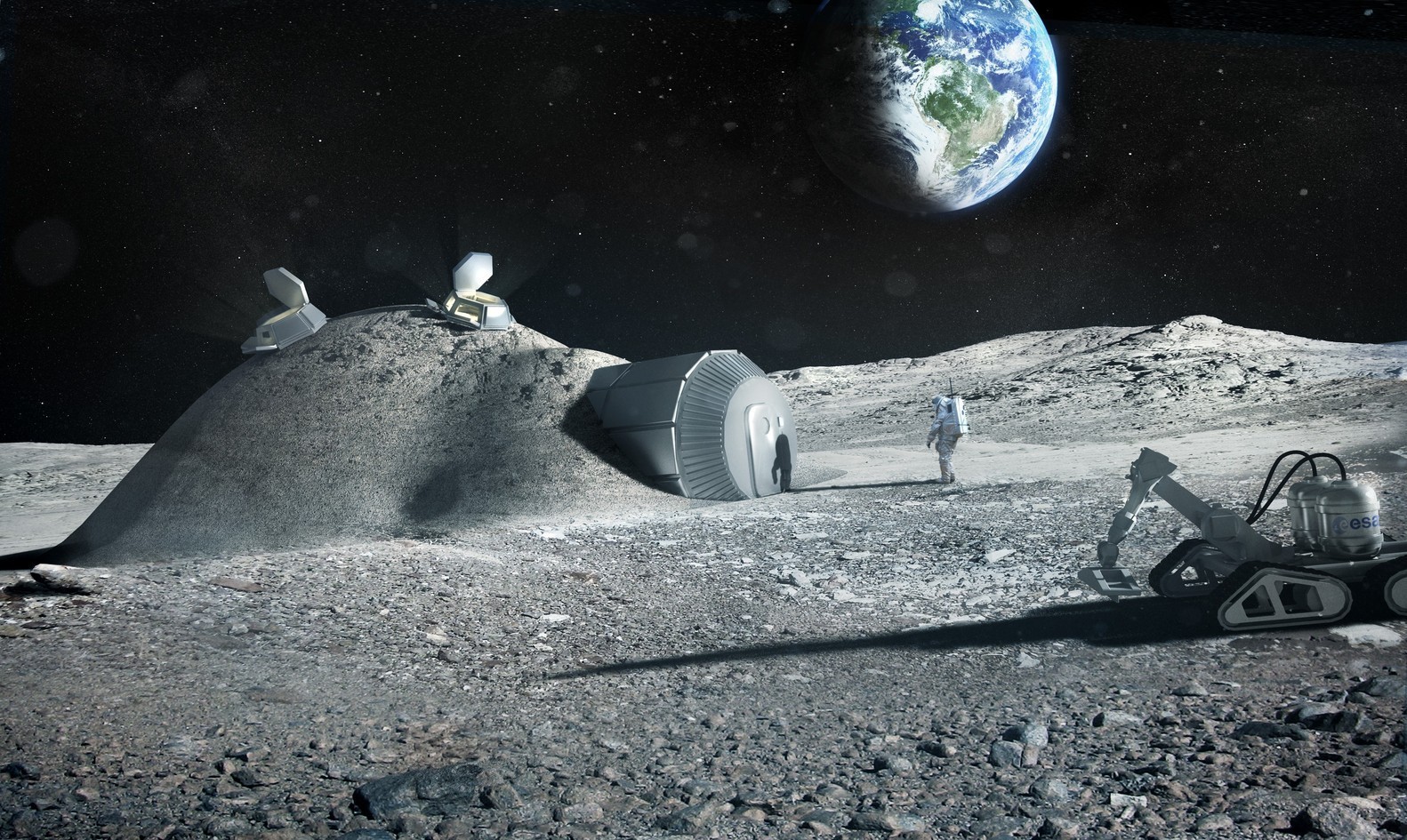 Κατοικίες στη Σελήνη θα είναι έτοιμες μέχρι το 2040 – Αυτά είναι τα πρώτα σχέδια