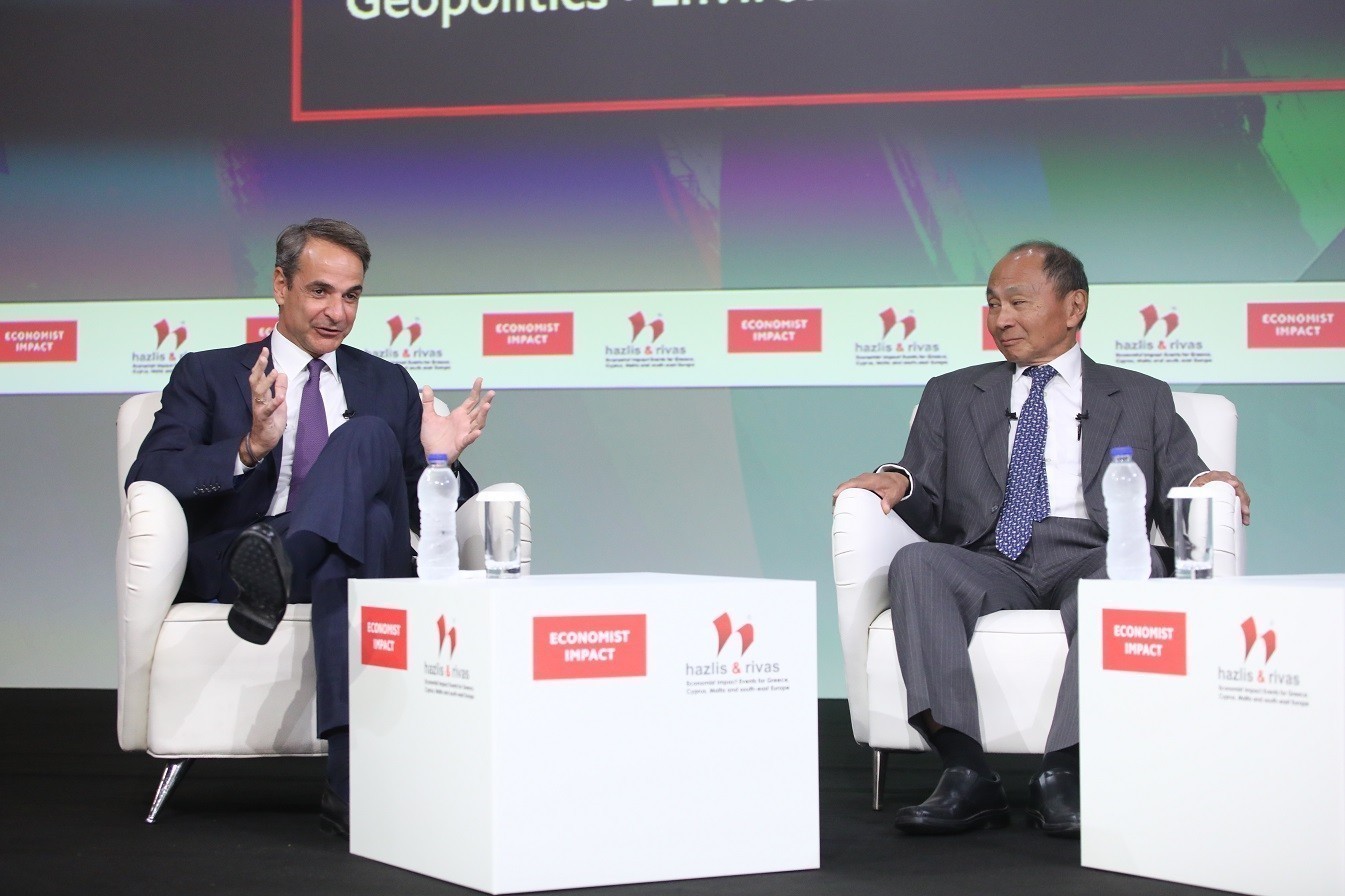 Μητσοτάκης σε Συνέδριο Economist: Στη λάθος πλευρά της ιστορίας ο Ερντογάν, αρνείται να καταδικάσει τη Χαμάς (vid)