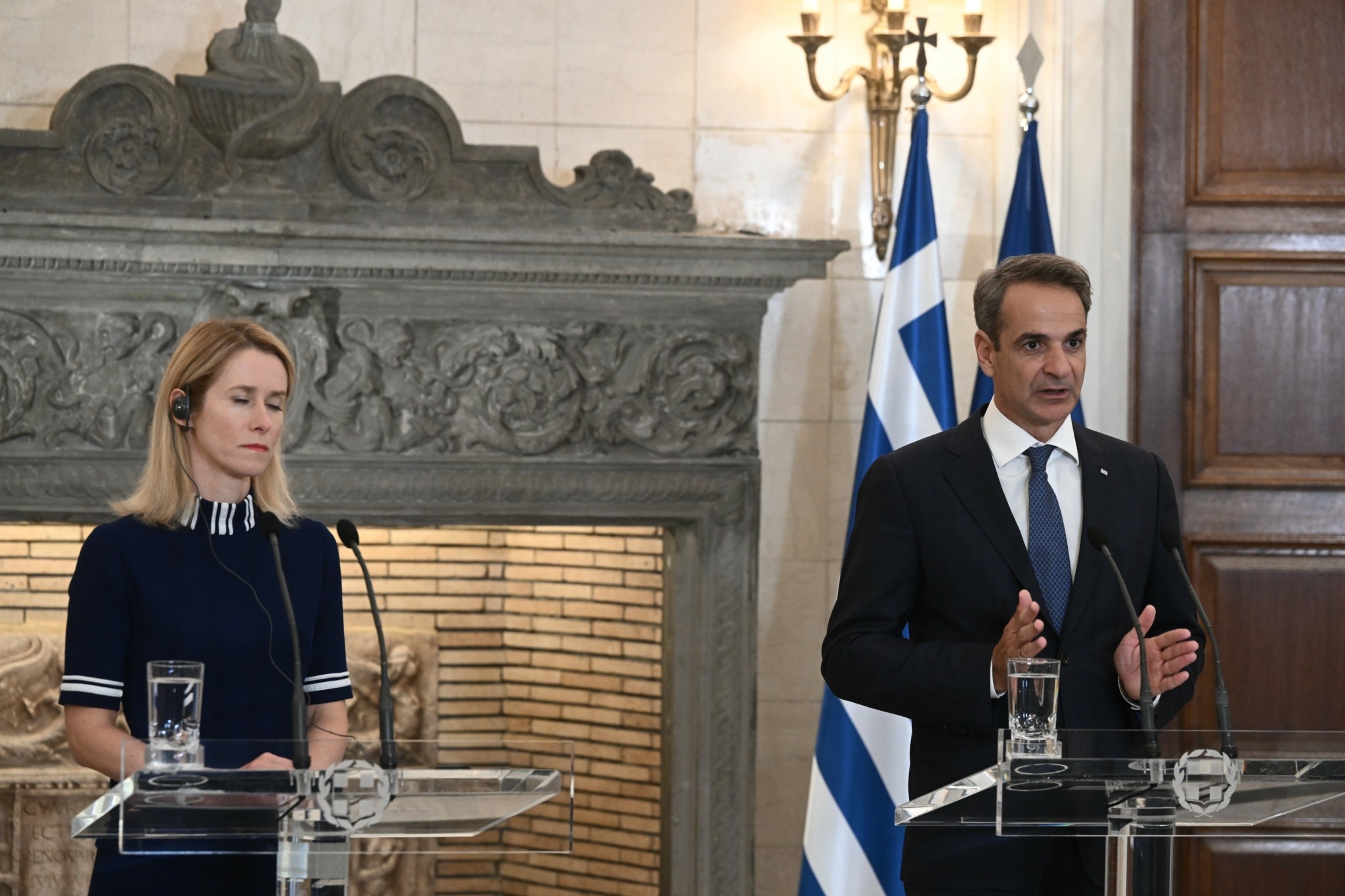 Συνάντηση Μητσοτάκη – Κάλλας: H τρομοκρατική δράση δεν μπορεί να μένει αναπάντηση (vid)