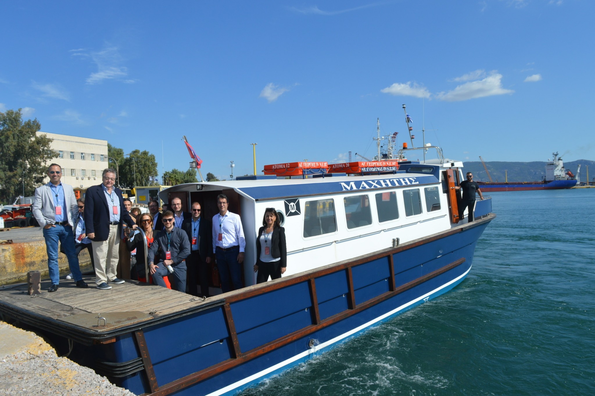 Eπίσκεψη γερμανικής επιχειρηματικής αποστολής στο Λιμάνι Ελευσίνας
